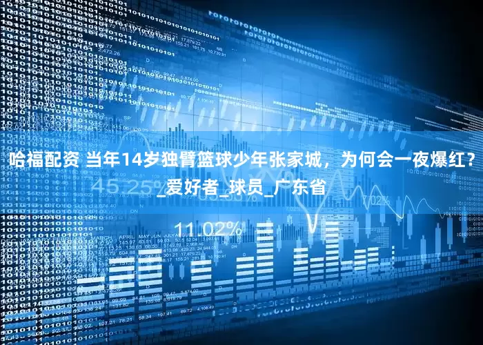 哈福配资 当年14岁独臂篮球少年张家城，为何会一夜爆红？_爱好者_球员_广东省